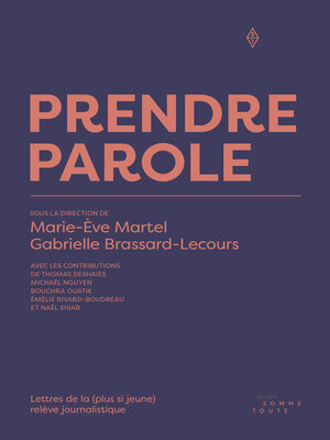 cover image of Prendre parole